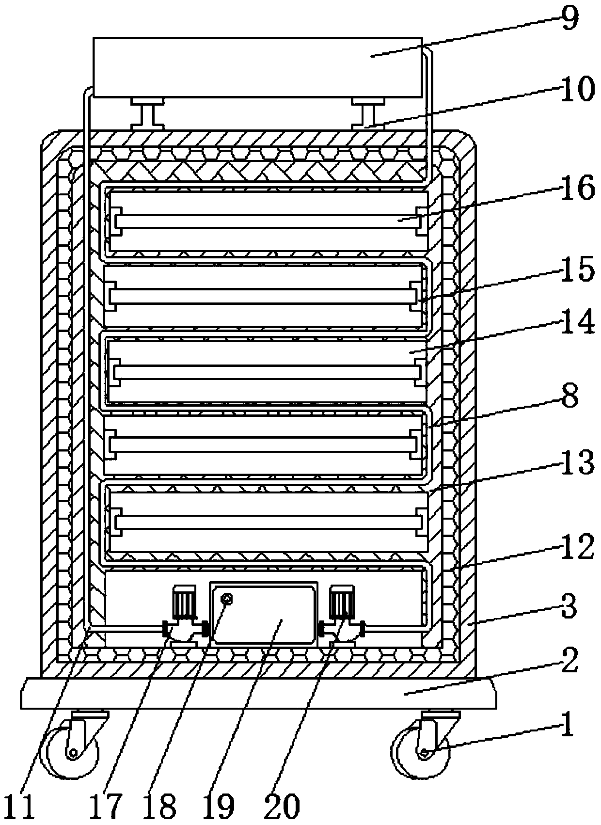 Ointment-like medicine storage device for surgical nursing