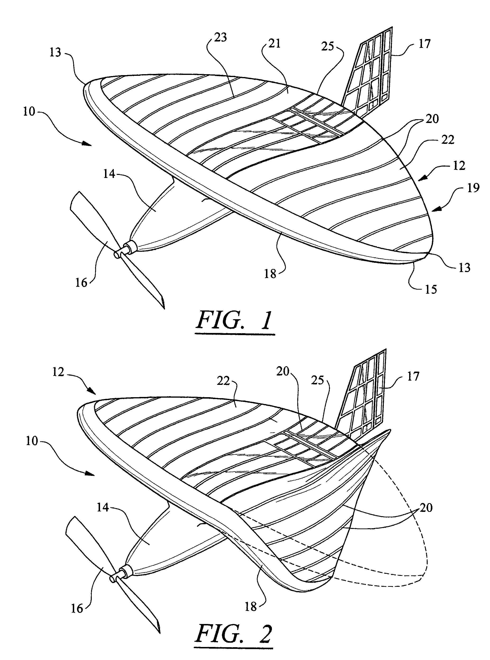 Bendable wing for micro air vehicle