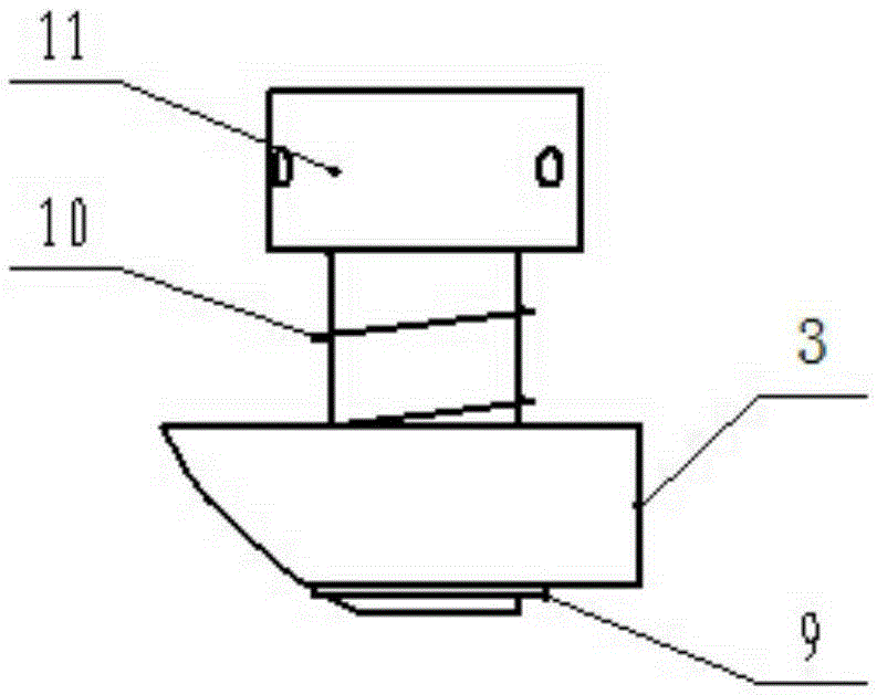 A device for detecting and correcting the reed inside the oil suction pipe and closing the mouth of the pipe