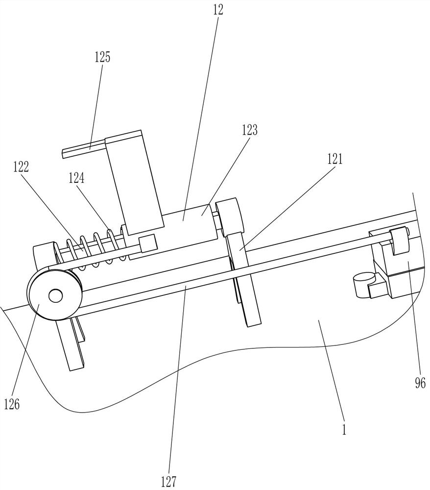 Street lamp pole transportation protective film winding device for urban construction