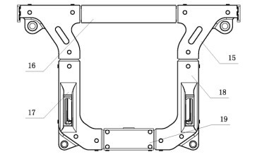 Ring beam rivet weld device for mining dumper