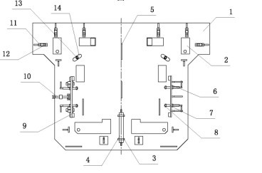 Ring beam rivet weld device for mining dumper