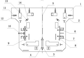 Ring beam rivet weld device for mining dumper