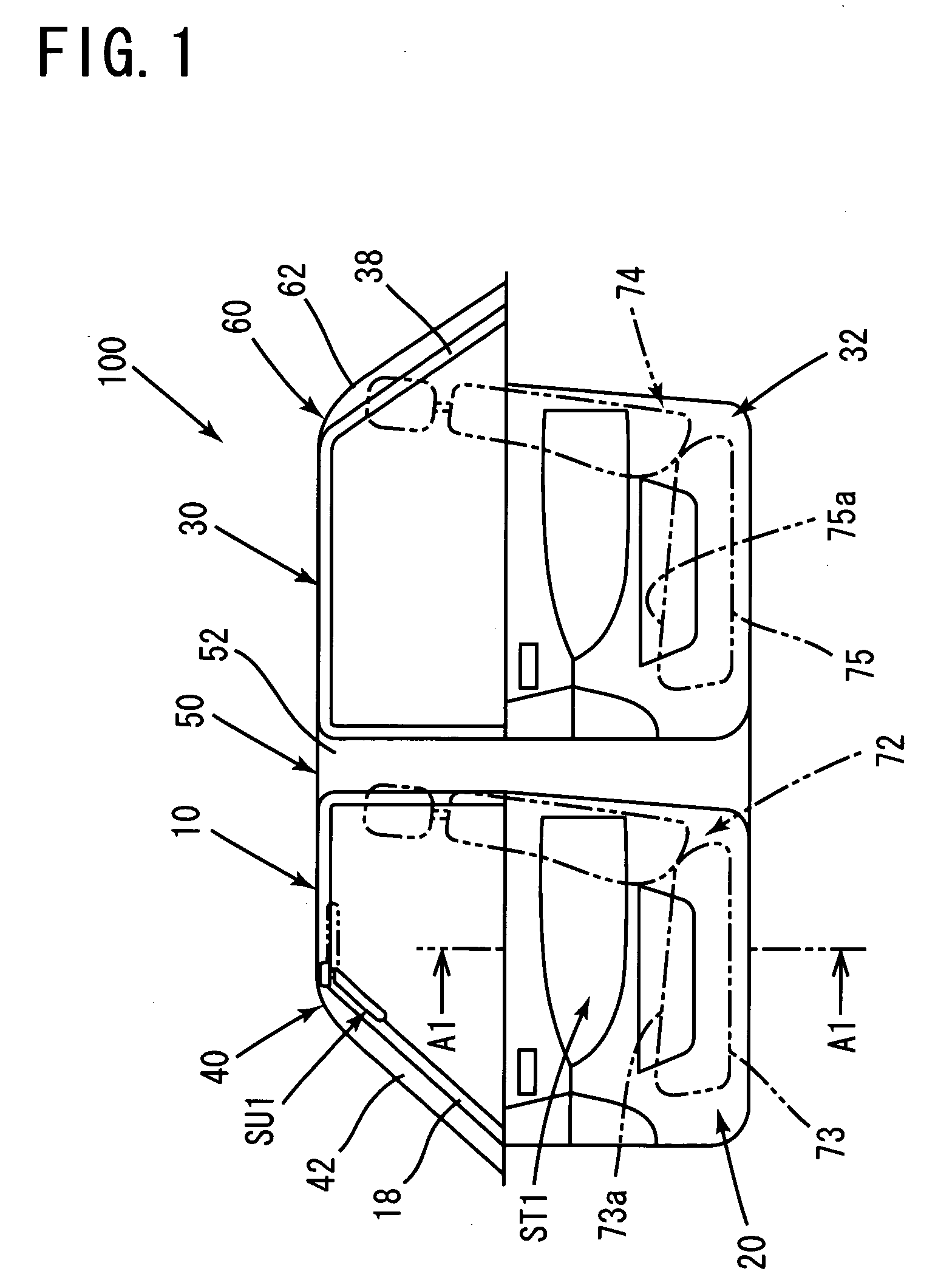 Sun visor for automobile and sound absorbing structure for an automobile