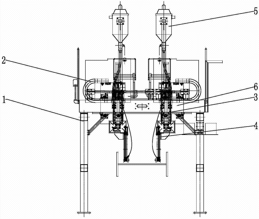 Horizontal H-shaped steel welding machine