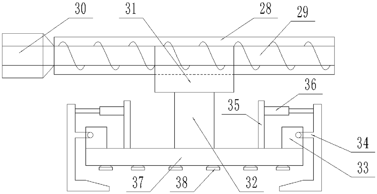 Automobile clamp stable in material clamping