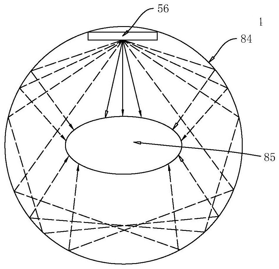 Microwave radiation system for microwave whole body thermal therapy and microwave whole body thermal therapy equipment