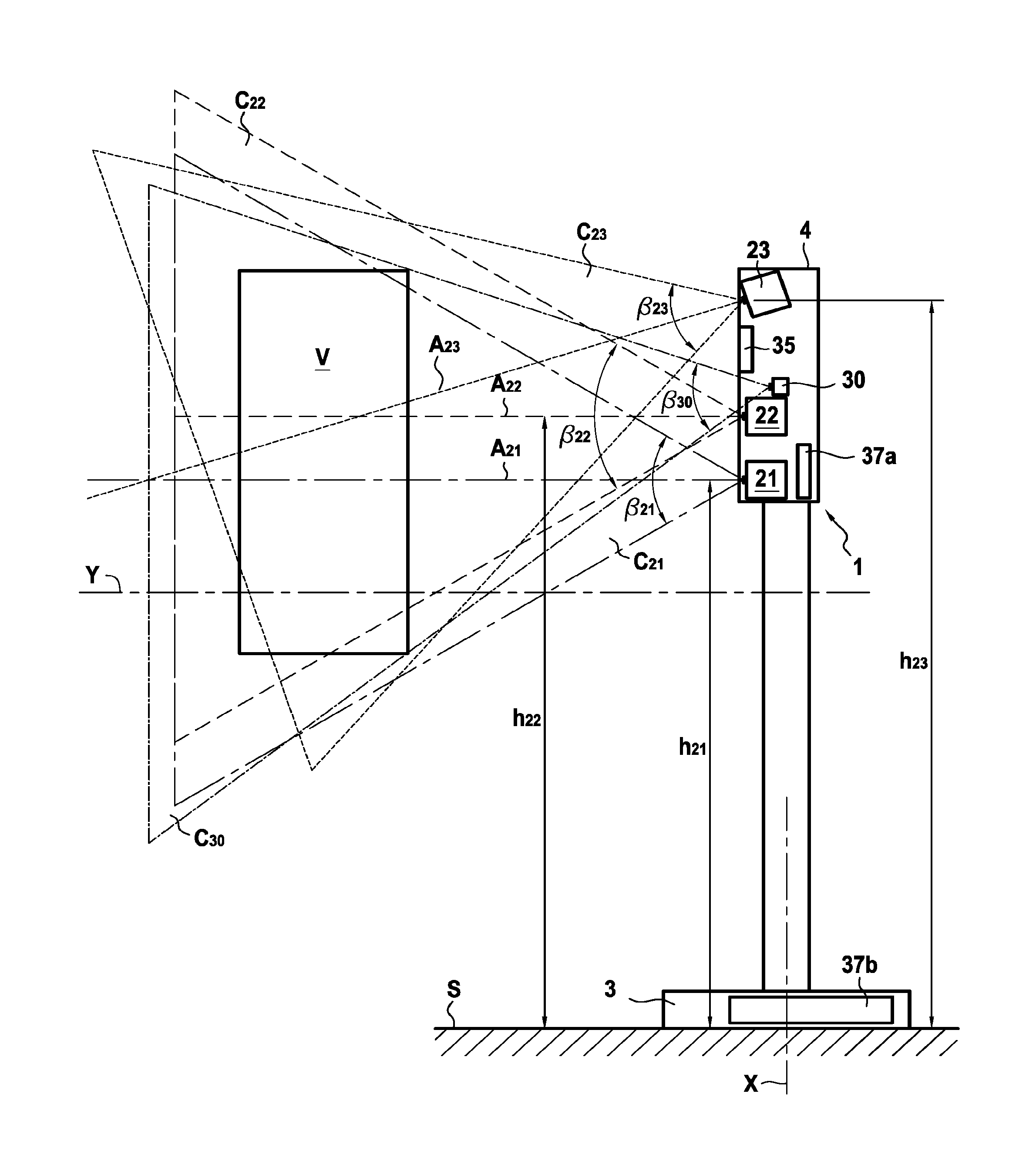 Device for use in identifying or authenticating a subject