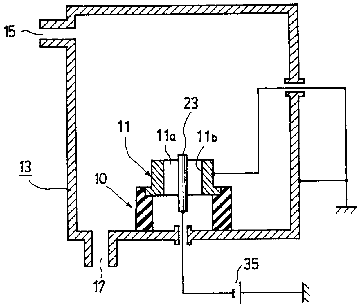 Method of forming films over inner surface of cylindrical member