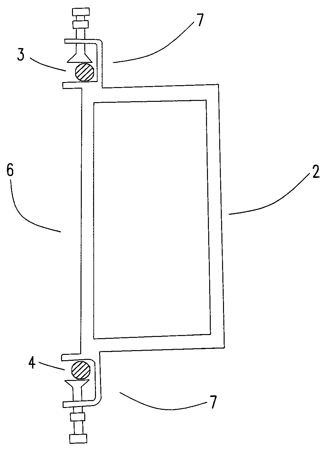 Lower limb function position fixing frame matched with traction frame