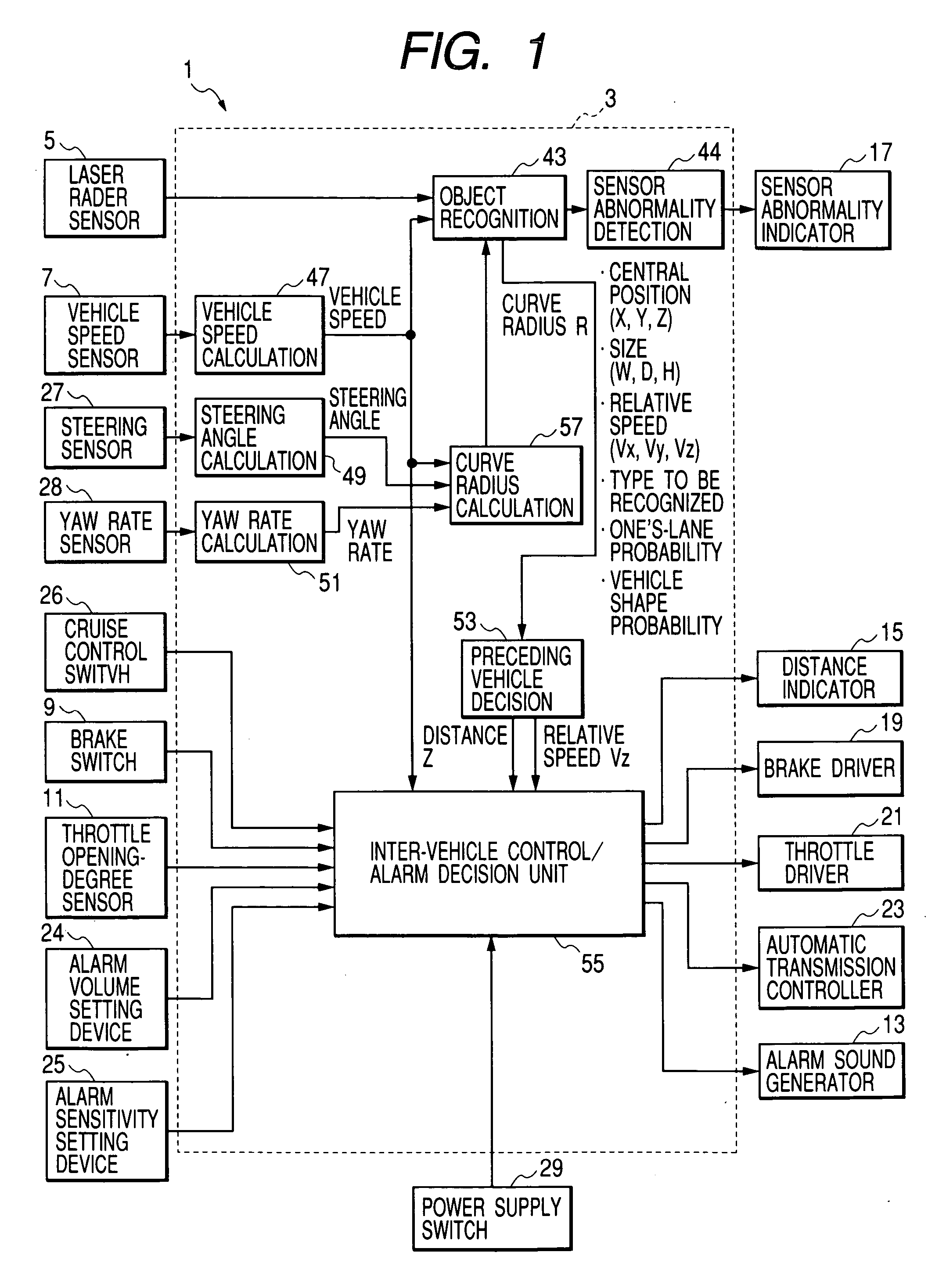 Object recognition apparatus for vehicle, inter-vehicle control apparatus, and distance measurement apparatus