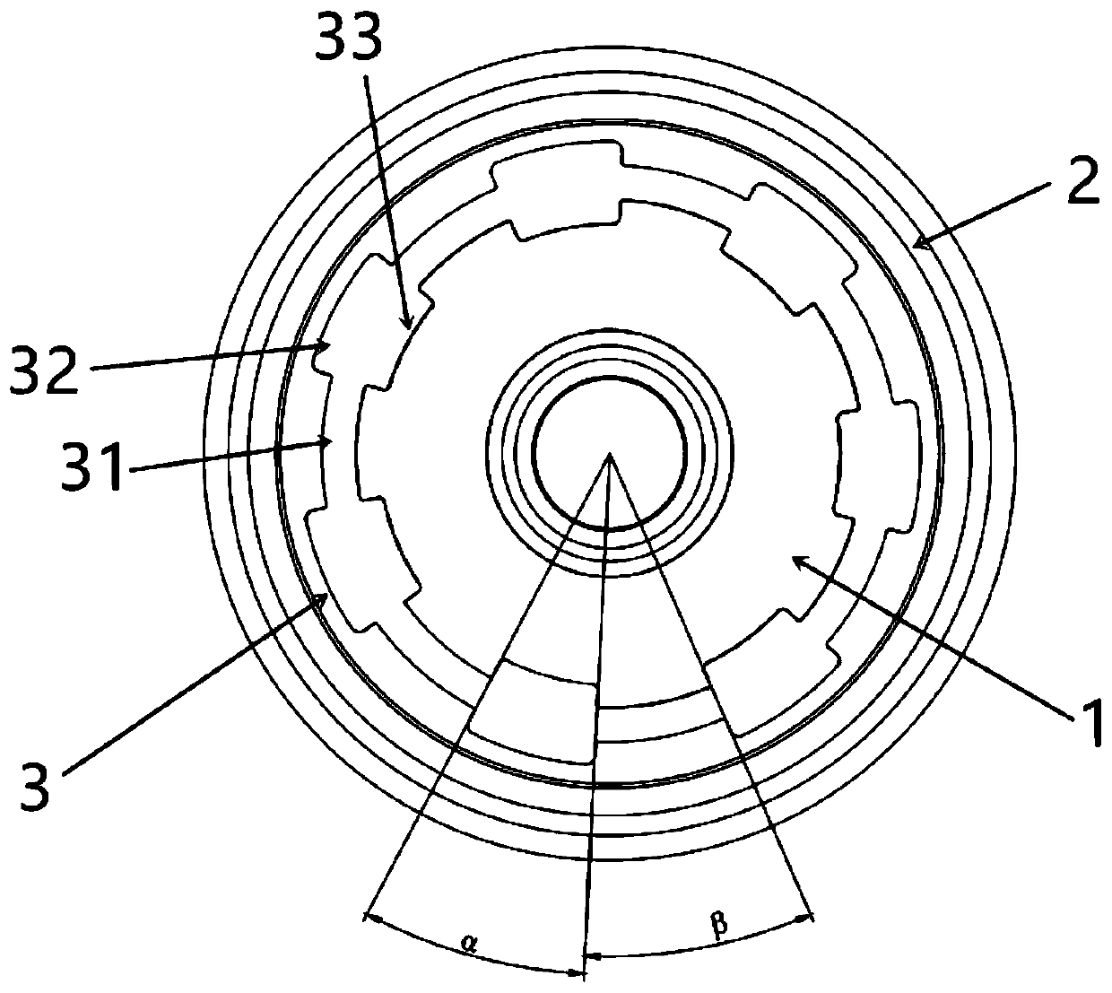 Vibration assembly for sound production device and sound production device