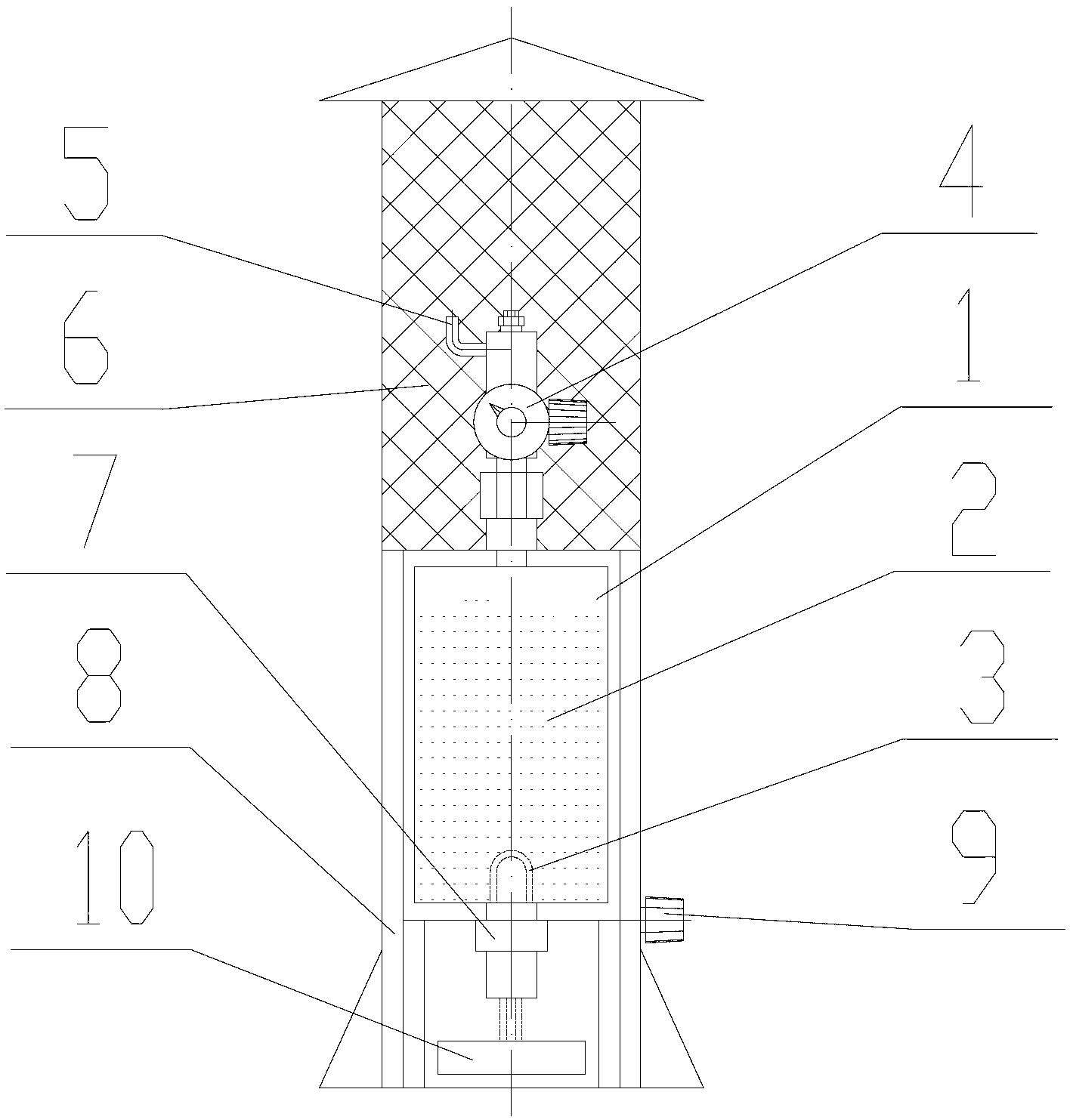 Flying insect trapping and killing device