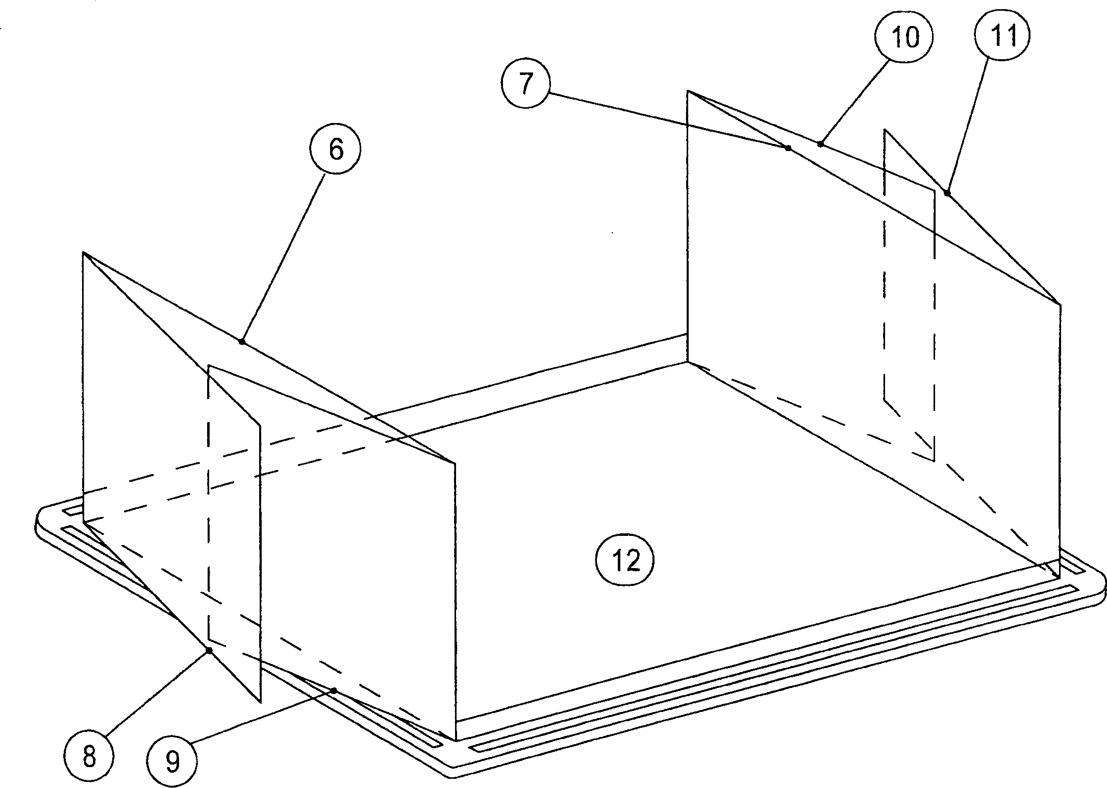 Device for transporting goods