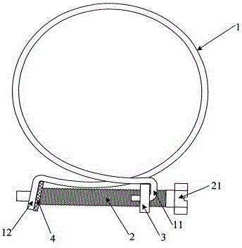 Clamp ring structure