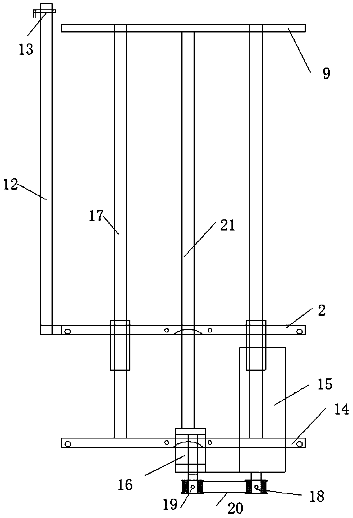 LCD glass inserting frame machine