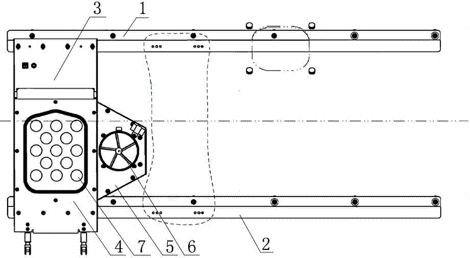 Installation tool for air-ground communication component of airplane wireless air-ground broadband system