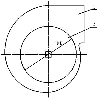 Forward-curved multi-wing type centrifugal fan