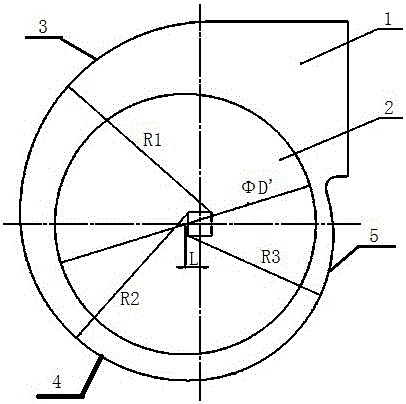 Forward-curved multi-wing type centrifugal fan