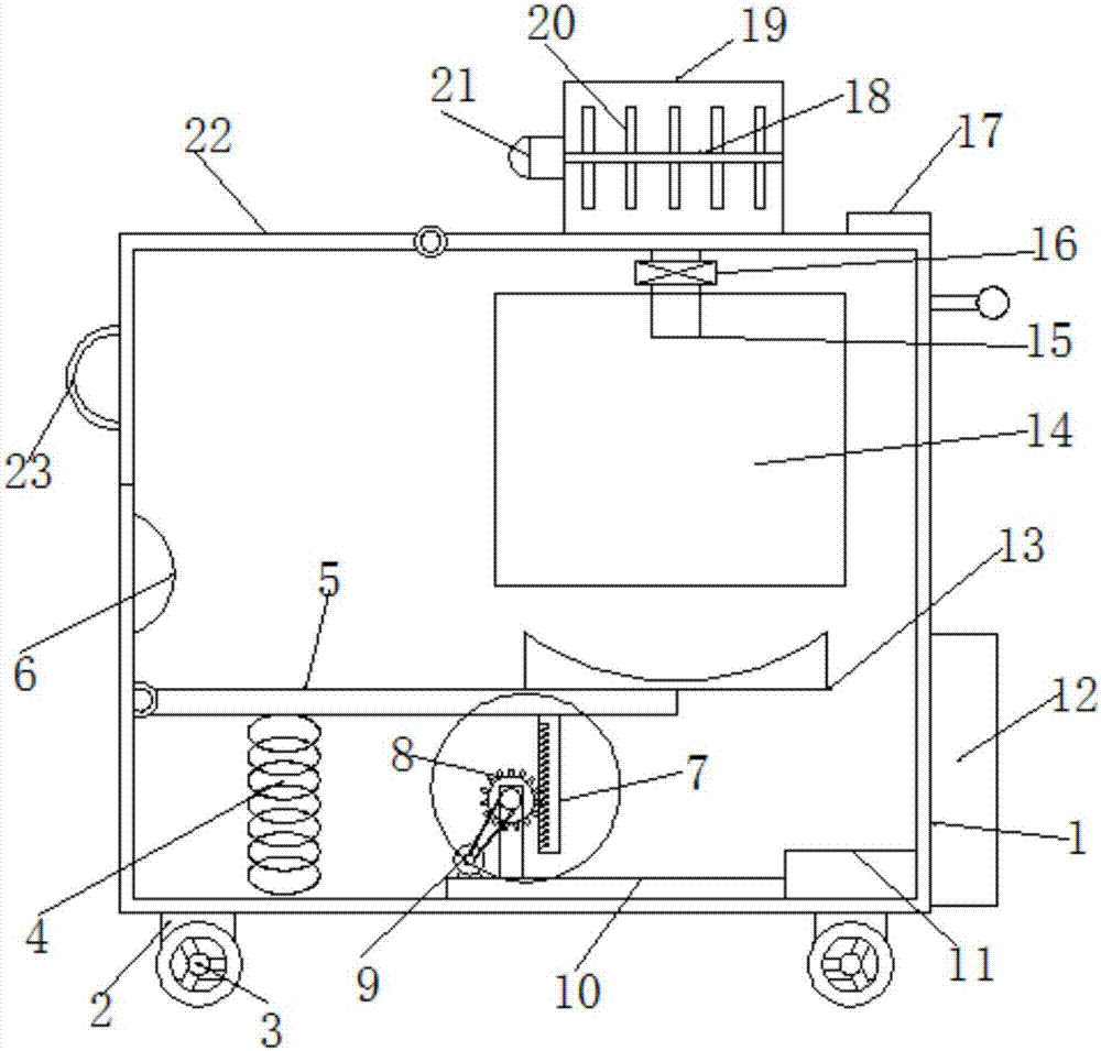 Feeding device for fish keeping