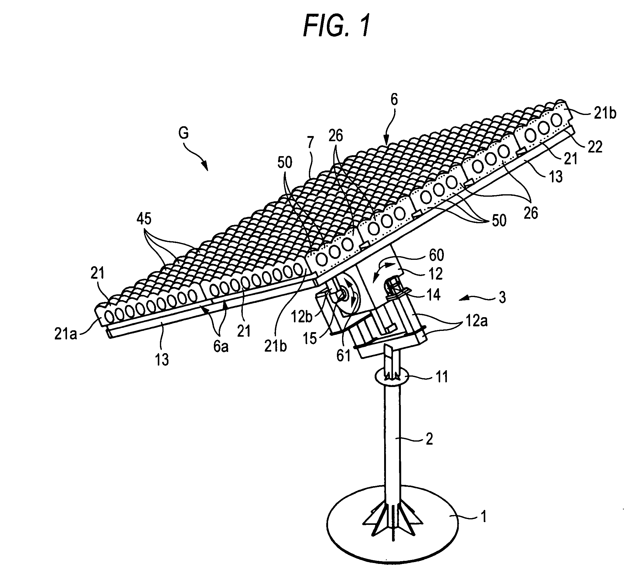 Light converging-type solar photovoltaic apparatus