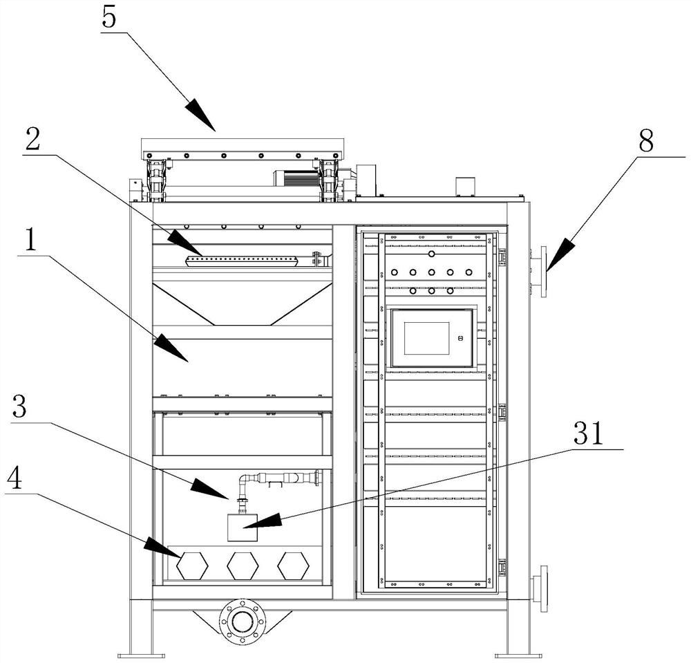 Sewage air floatation treatment method