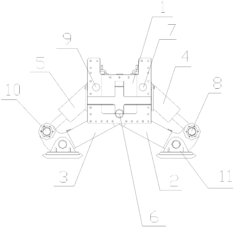 Supporting structure and engineering mechanism