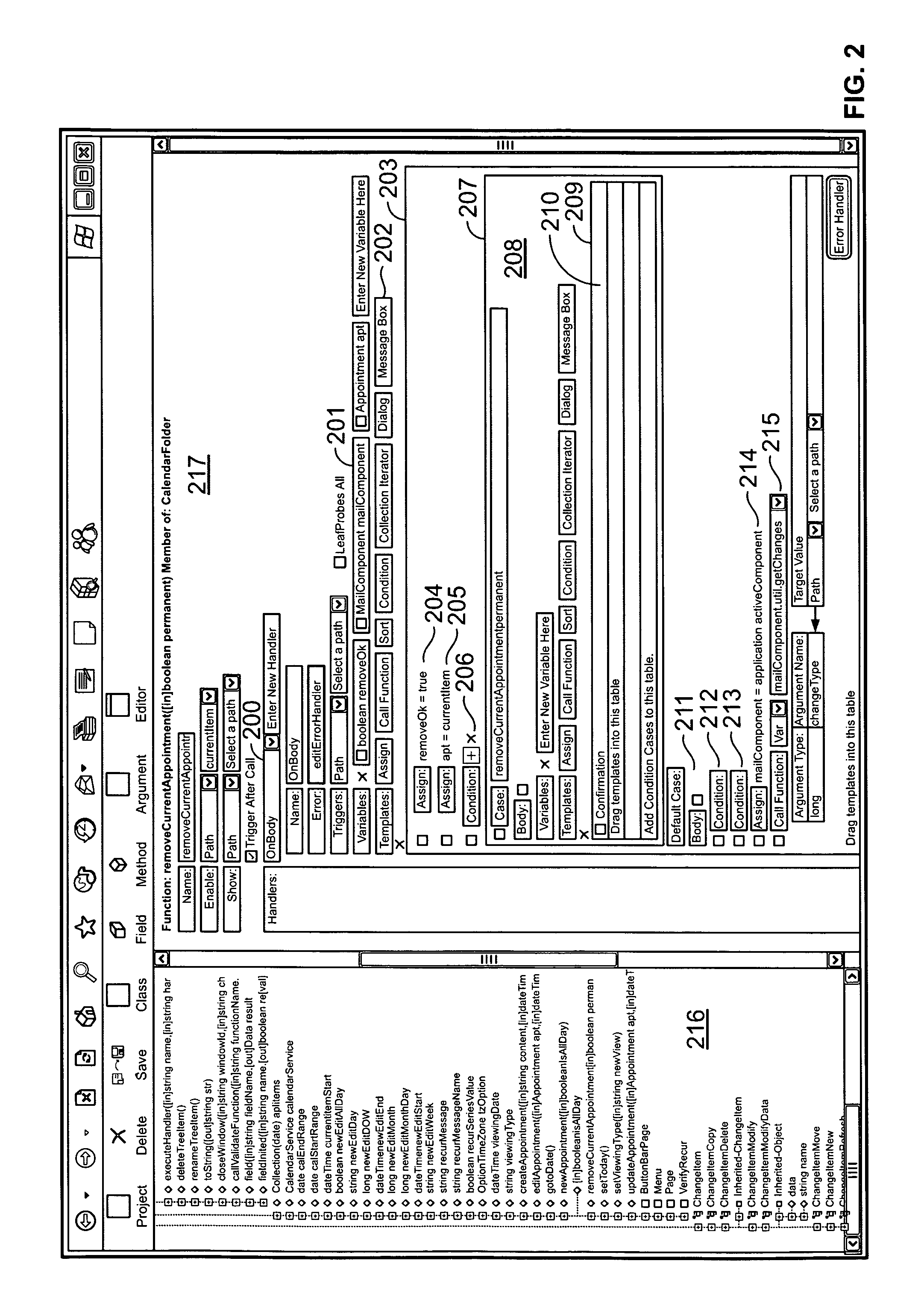 Declarative computer programming language method and system