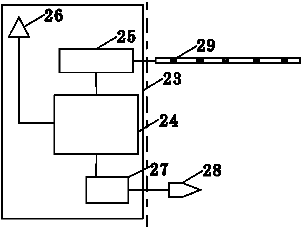 Pull-type marine seismic prospecting vertical cable data acquisition system