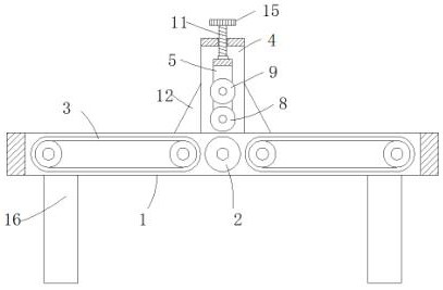 Mechanical extrusion device for leather production