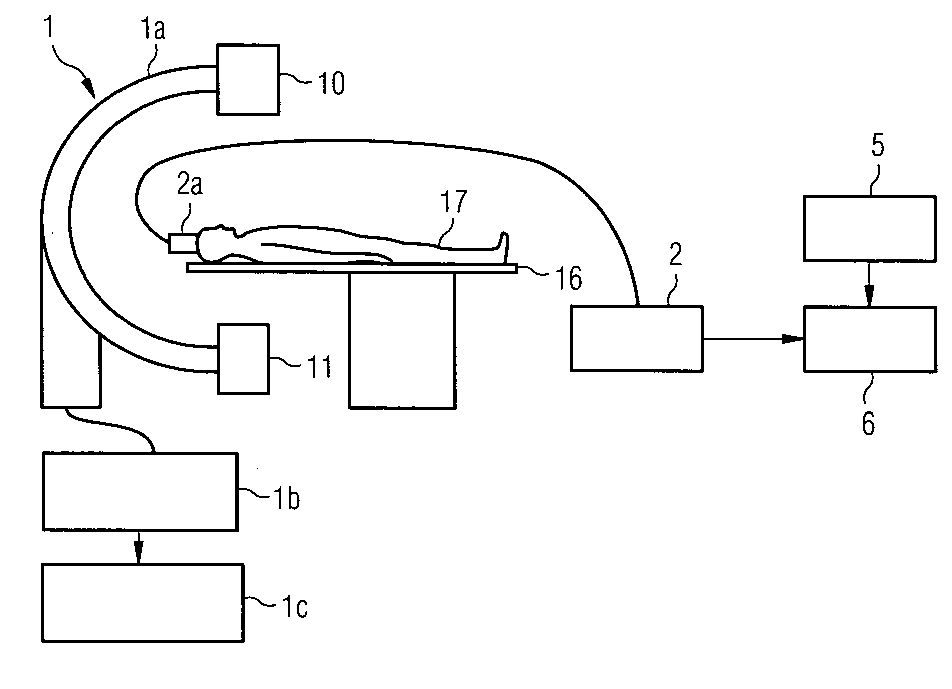 Method and medical imaging system for compensating for patient motion