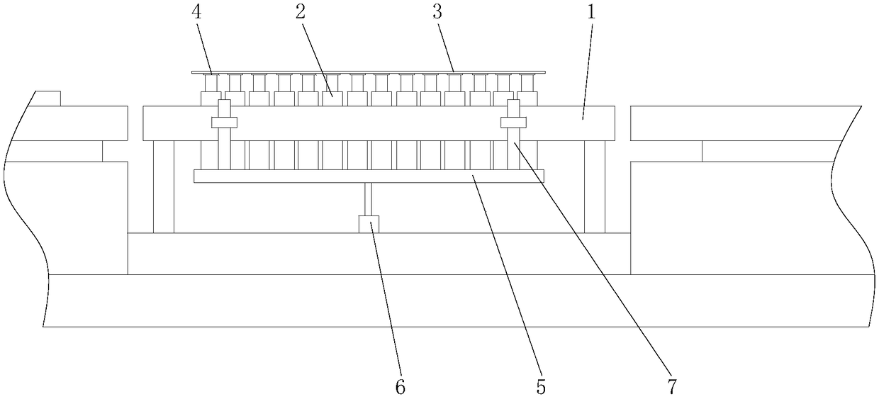 Spine drawing bed control method