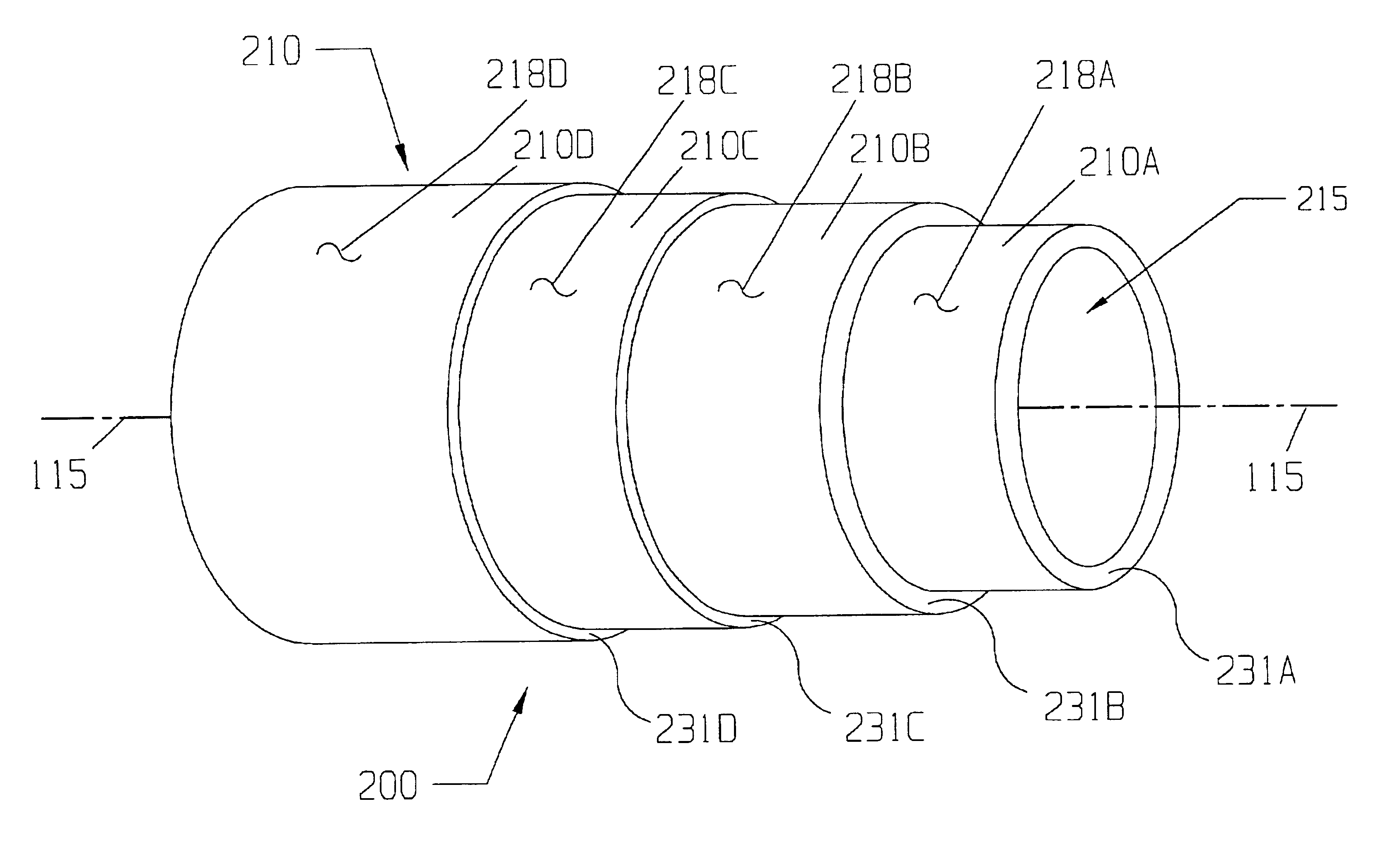 Well perforating gun