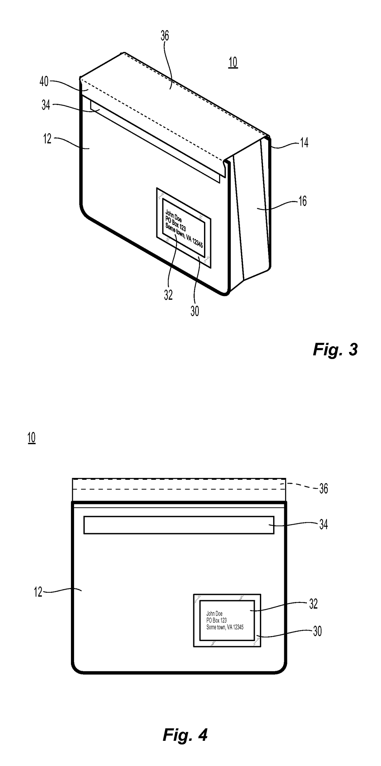 Reusable mailer bag