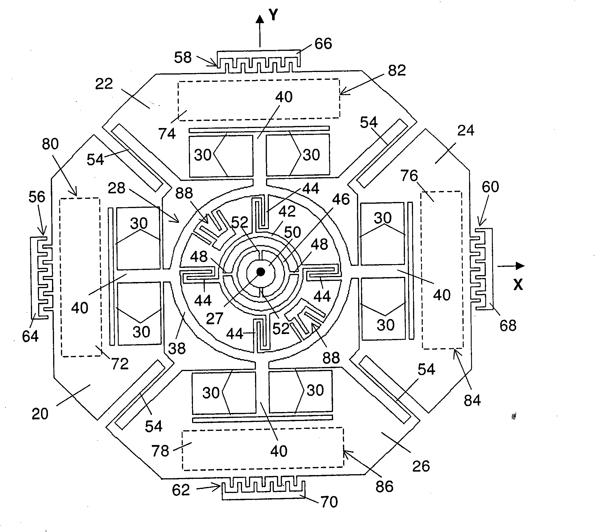 Tri-axis angular rate sensor