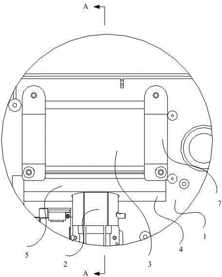 Wall-mounted projection equipment