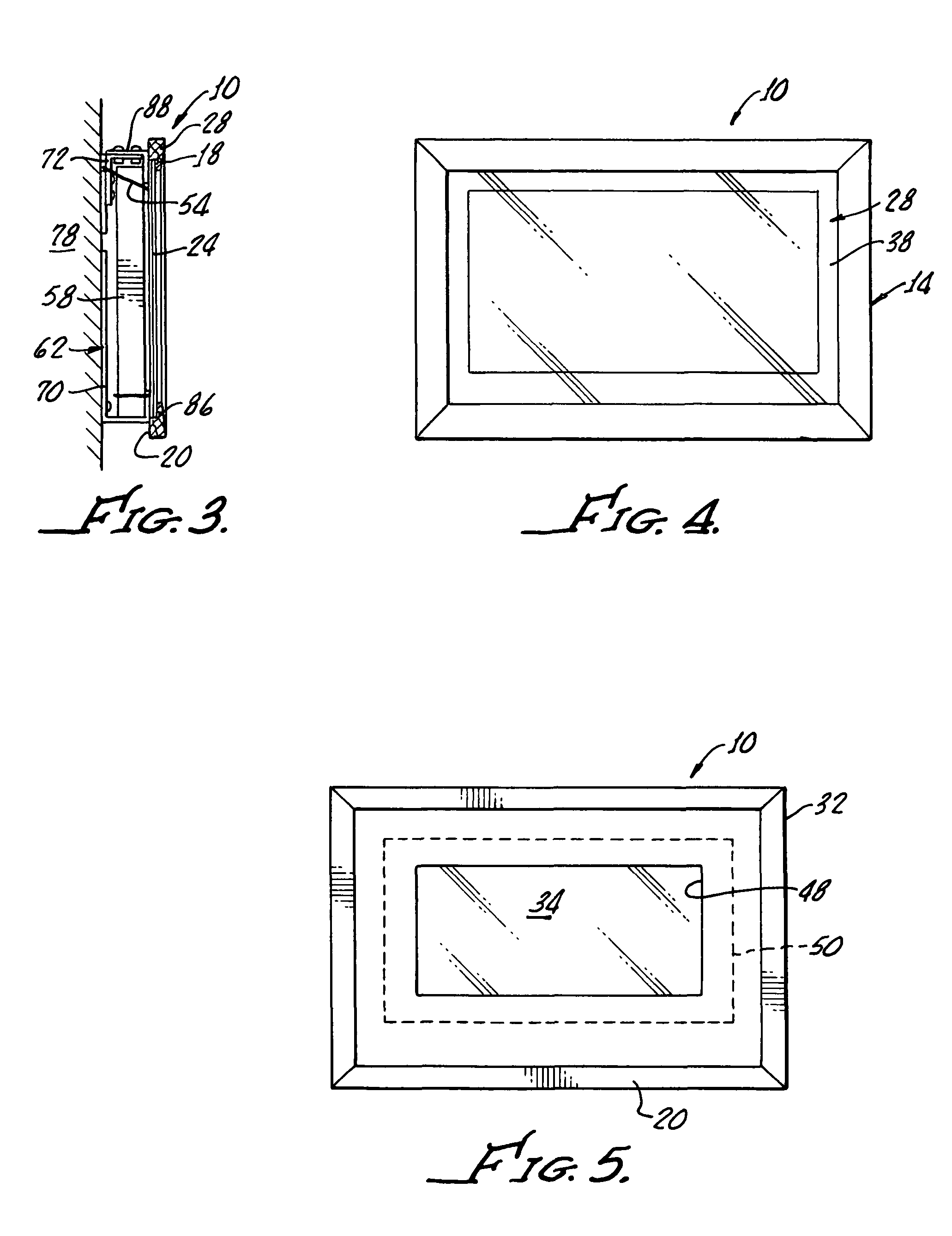 Television frame and mounting system