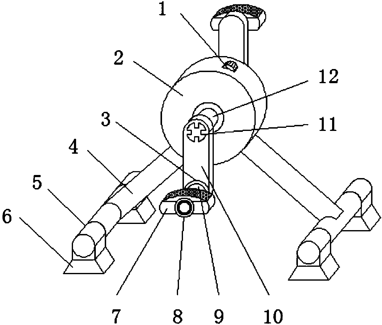 Lower limb rehabilitation structure convenient to disassemble