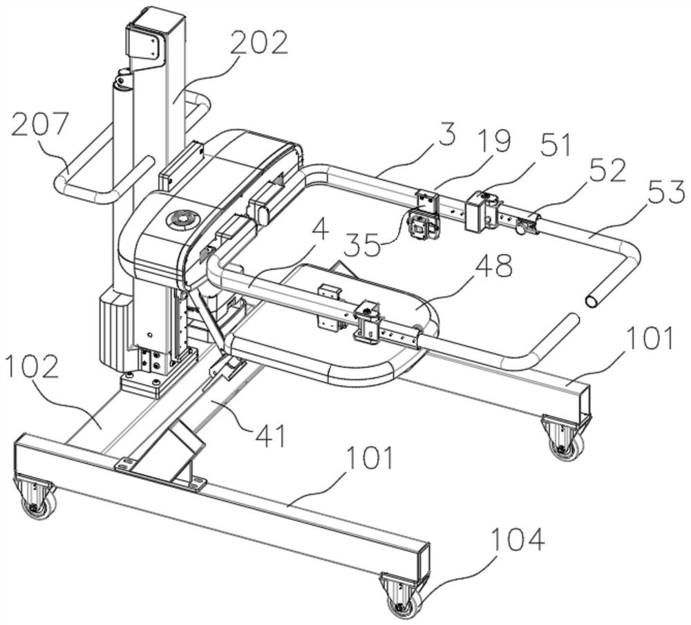 Following hanging bracket