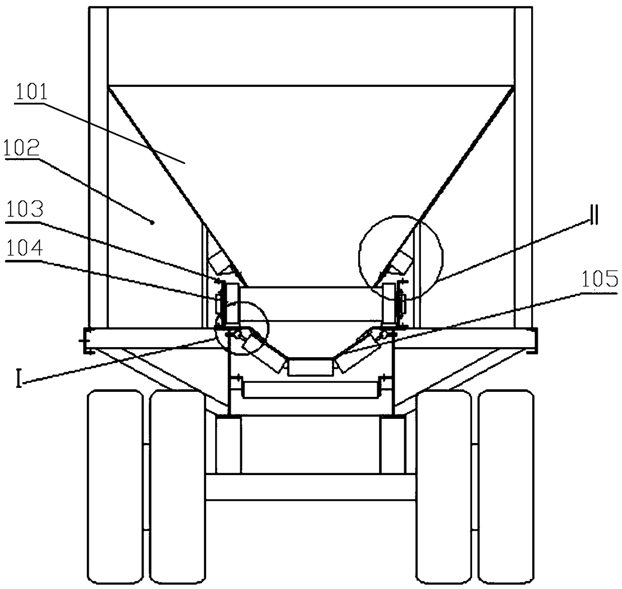 Concrete construction method for engineering