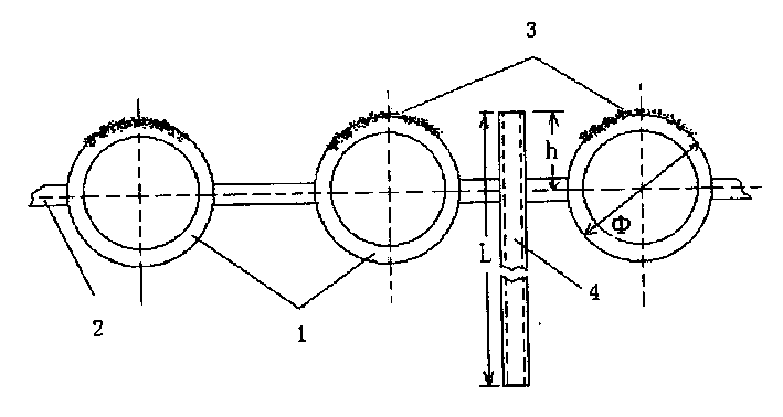 Judgment method for high temperature corrosion degree of boiler water cooling wall in large power station