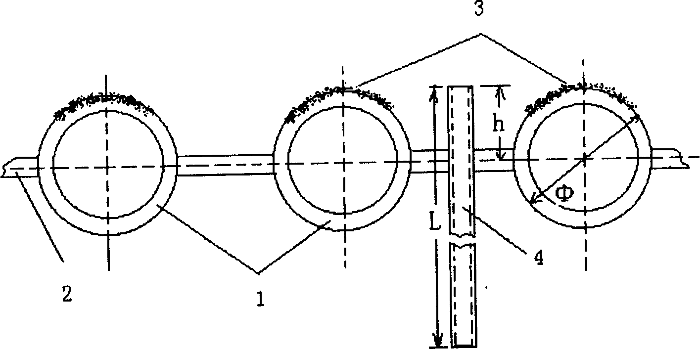 Judgment method for high temperature corrosion degree of boiler water cooling wall in large power station