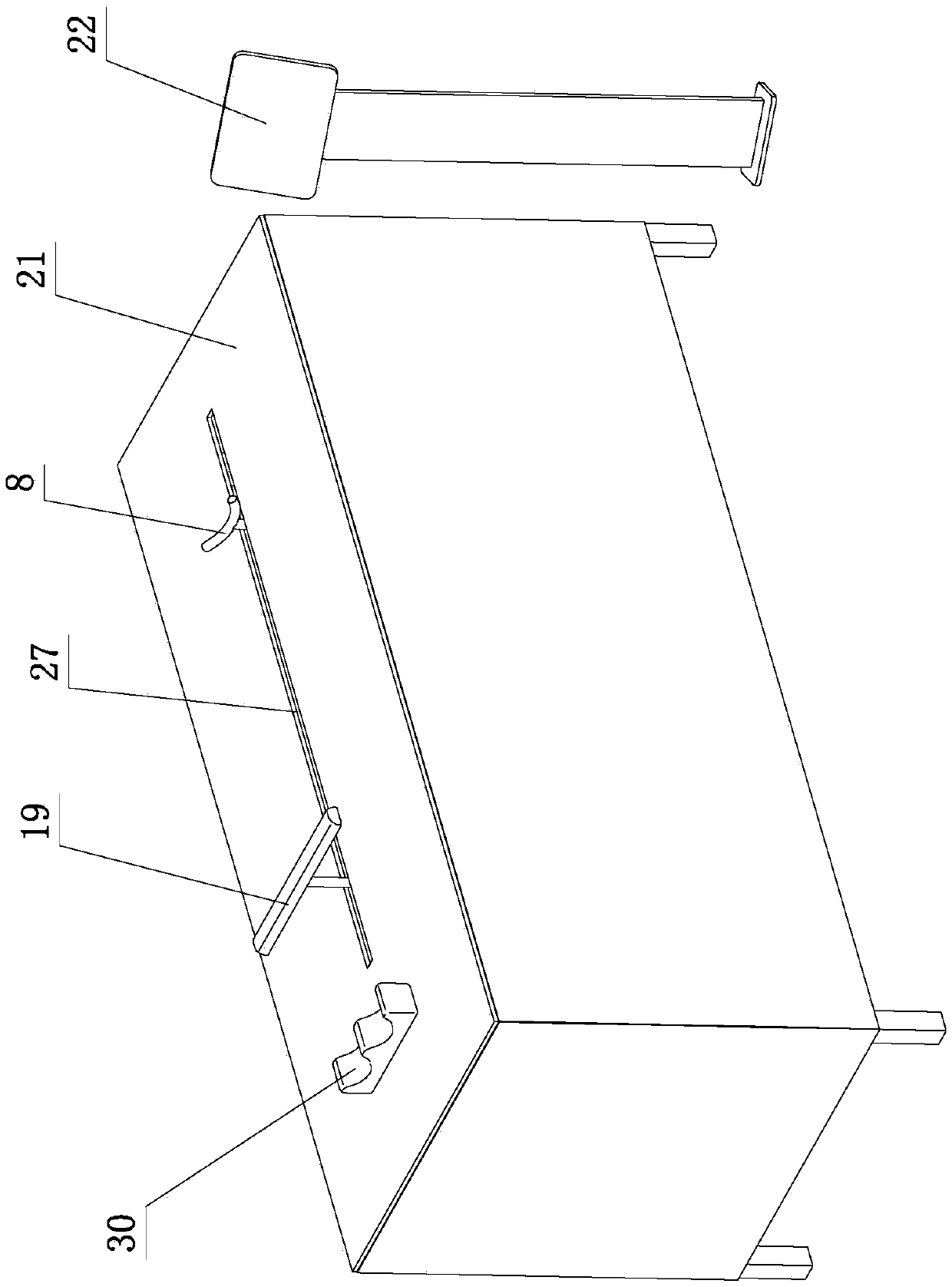 Electric push-stretch bed