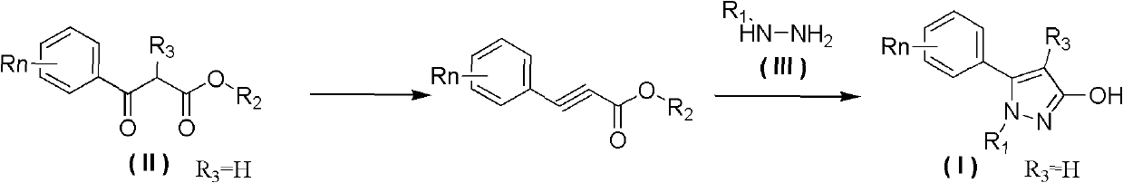 Preparation method of 3-hydroxy-substituted pyrazol