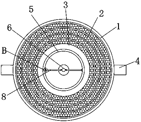 Efficient sewage treatment device