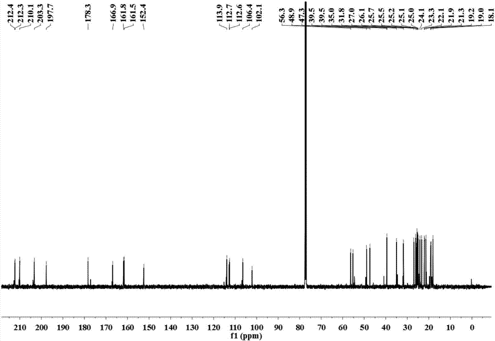 Myrtucommulone R and application thereof in preparing antibacterial drug