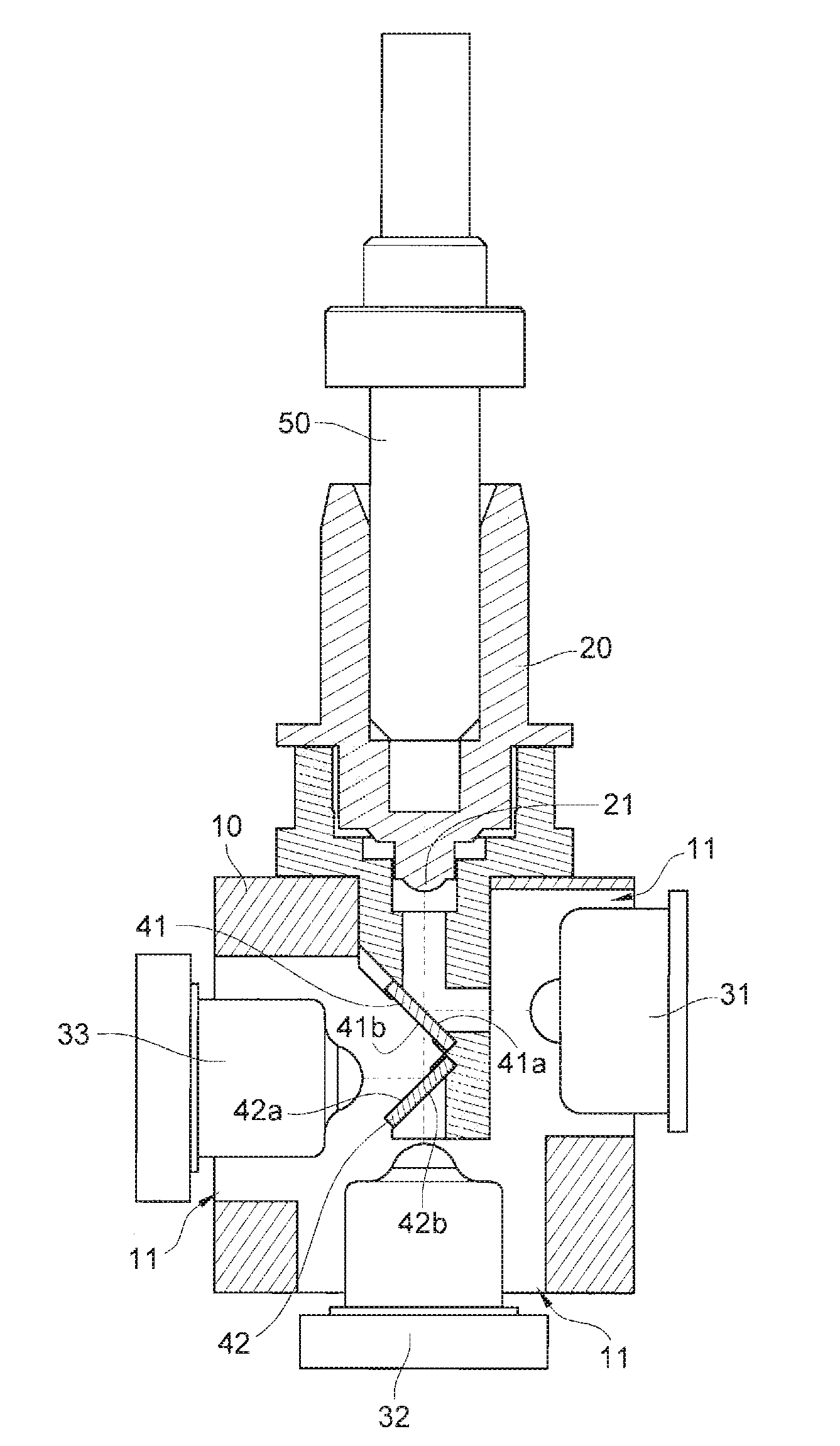 Three-way optical device