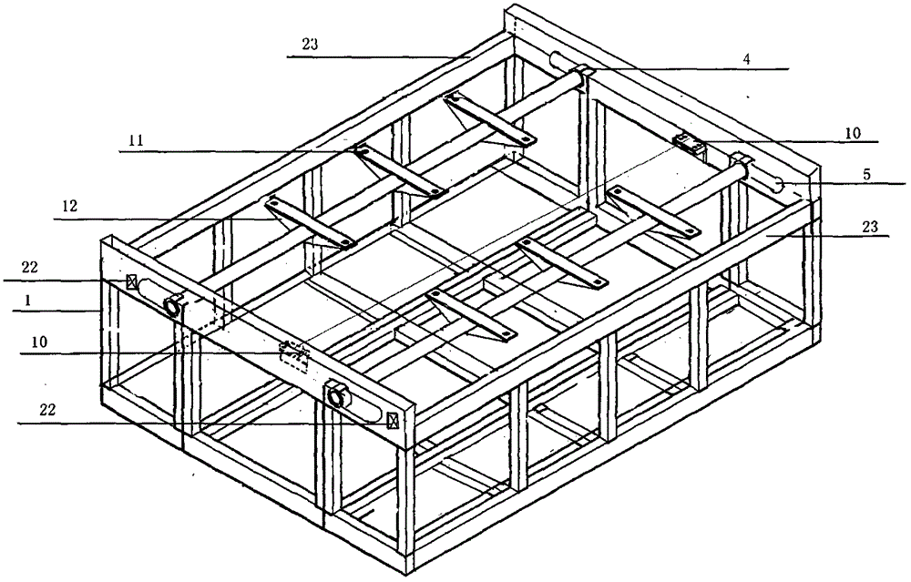 Inflatable type anti-vibration bed