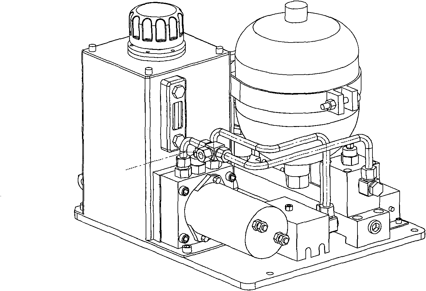 Independent hydraulic oil source for vehicle