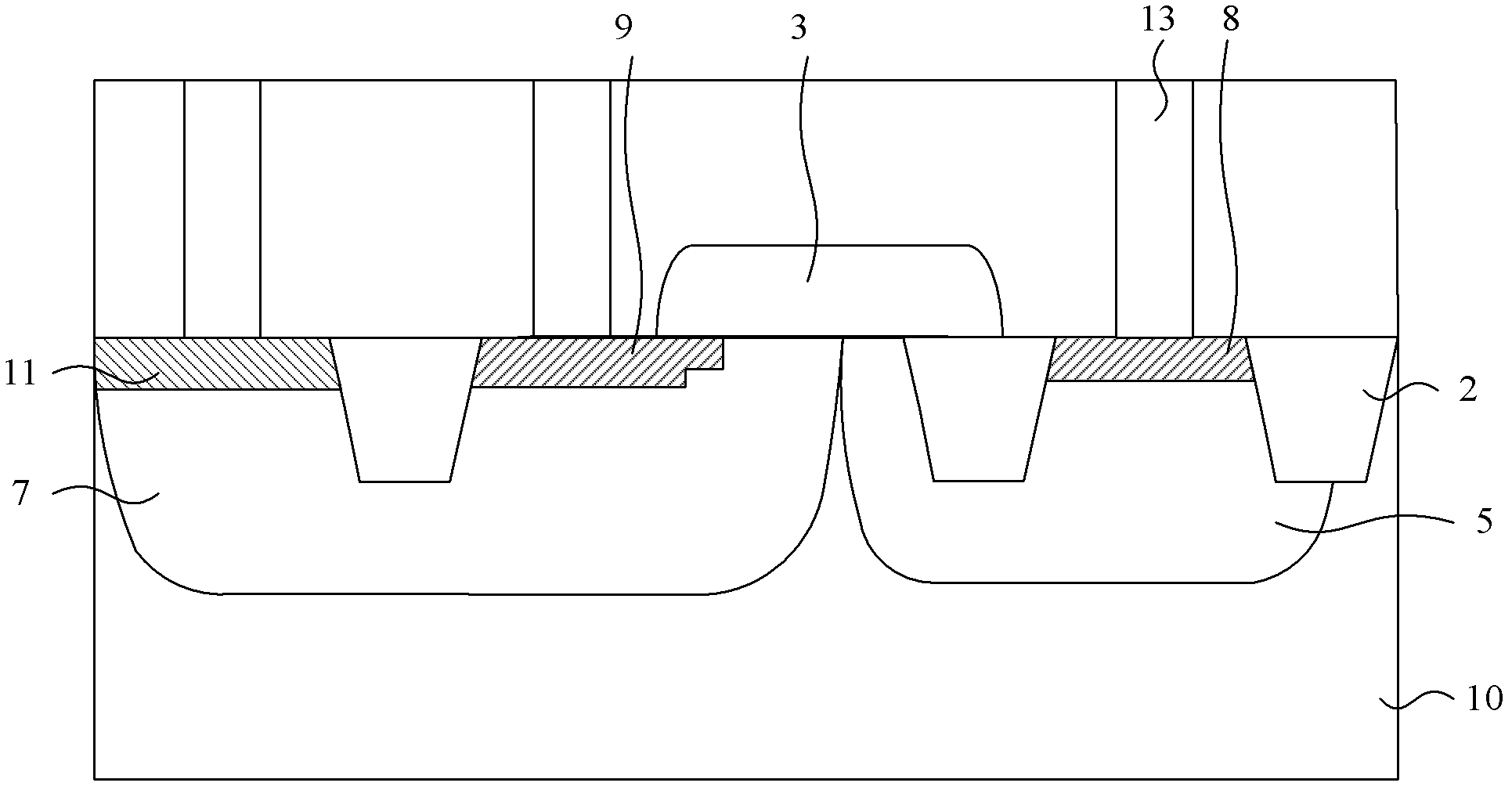 Preparation method of LDMOS (Laterally Diffused Metal Oxide Semiconductor) for efficiently collecting substrate current